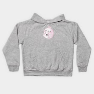 Cute rabbit sushi Kids Hoodie